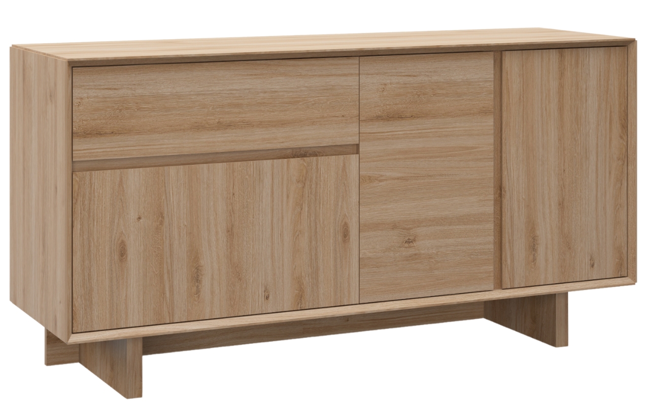 Marckeric Komoda Carpi 146 x 45 cm s dubovým dekorem Marckeric