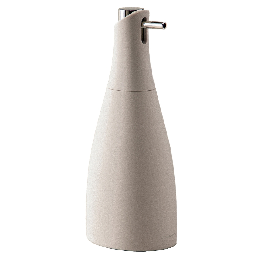 Cosmic Béžový plastový dávkovač mýdla Saku 300 ml Cosmic