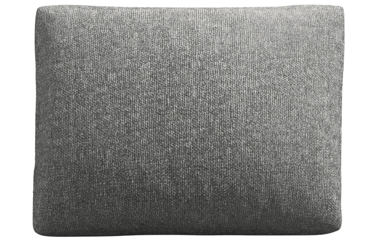 Cosmopolitan Design Šedý polštář Camden 60 x 40 cm Cosmopolitan Design