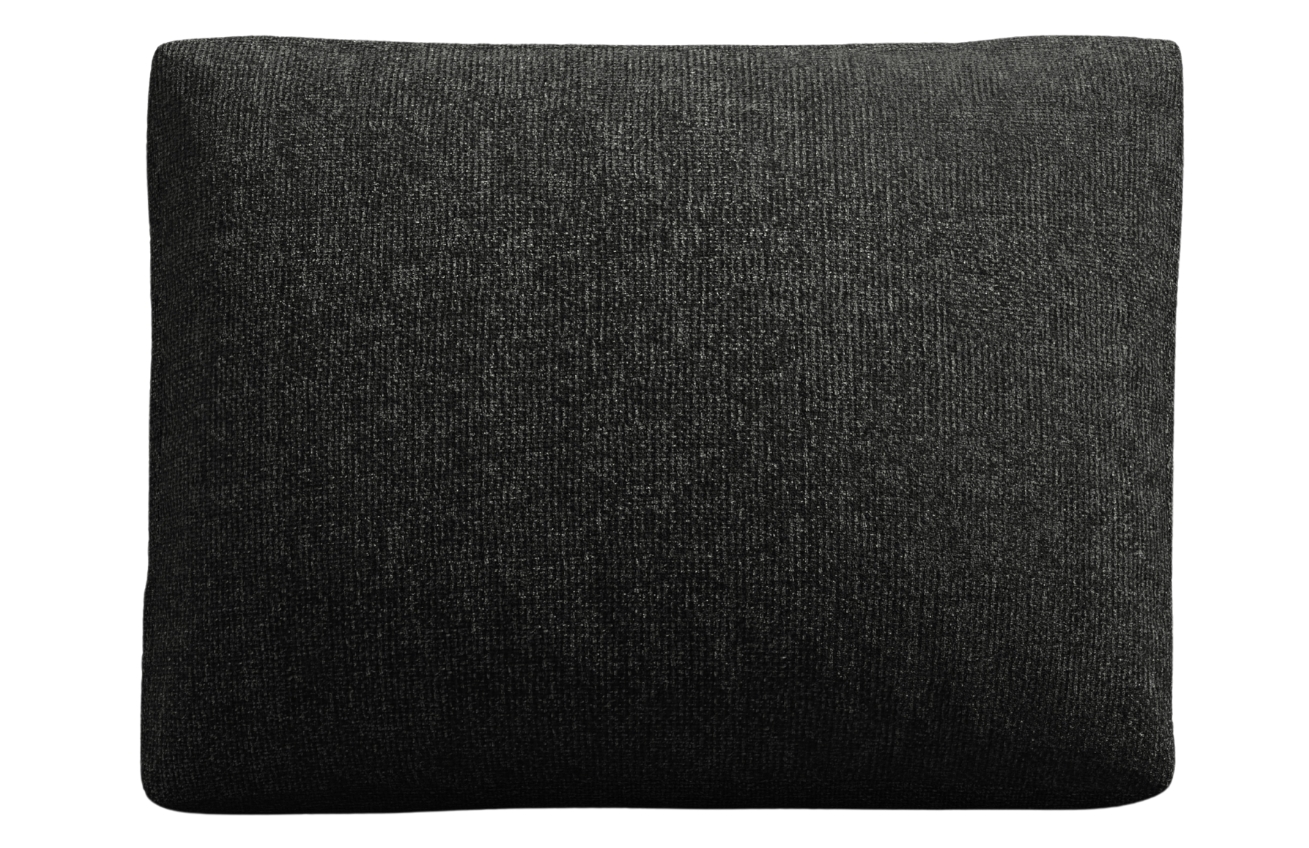 Cosmopolitan Design Černý polštář Camden 60 x 40 cm Cosmopolitan Design