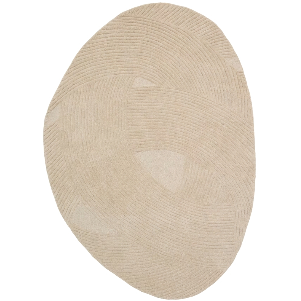 Kave Home Béžový vlněný koberec Domm 160 x 230 cm Kave Home