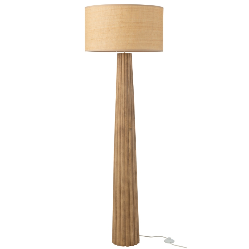 J-line Hnědá stojací lampa Umbrella 157 cm J-line