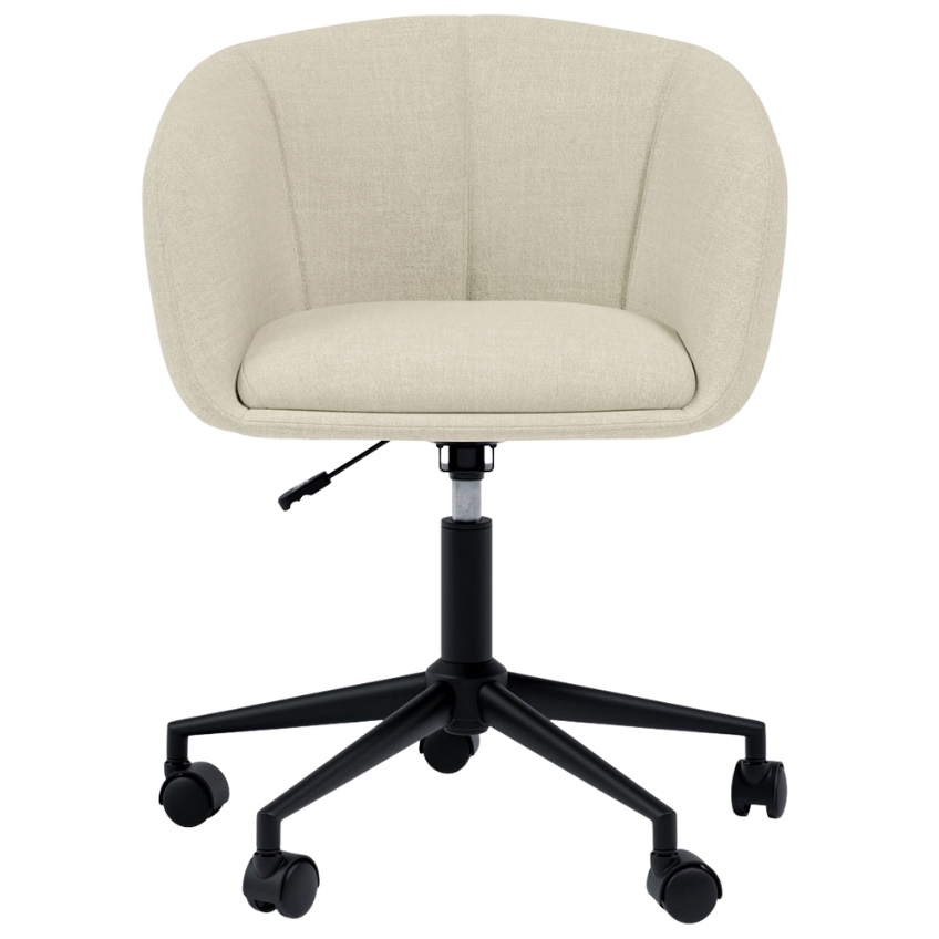 Somcasa Béžová čalouněná otočná konferenční židle Arizona Somcasa