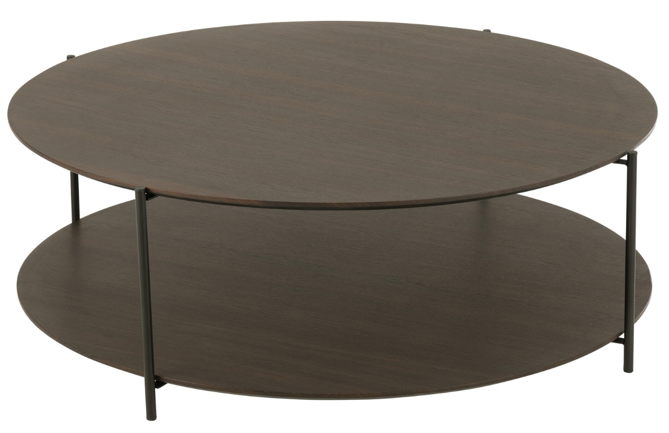 J-line Hnědý konferenční stolek Marcus 113 cm J-line