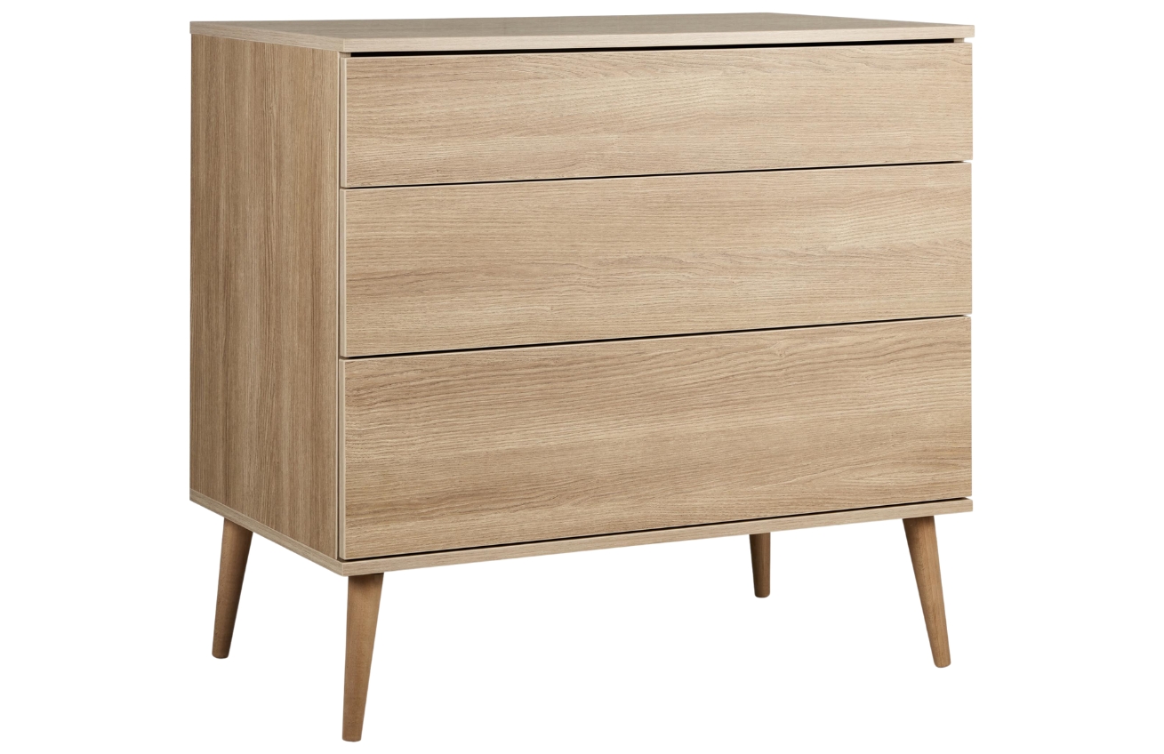 Přebalovací komoda Quax Flow 96 x 58 cm s dřevěným dekorem Quax