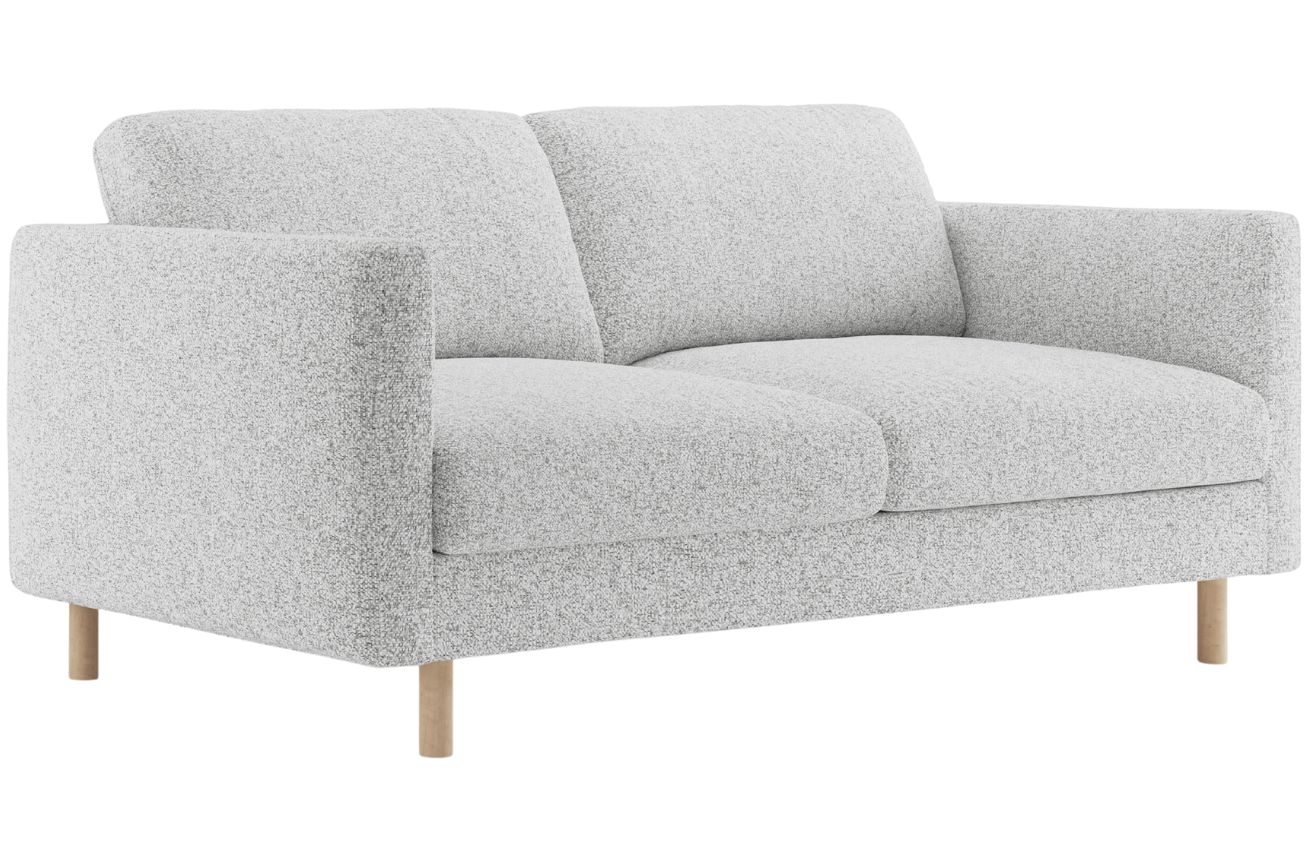 Micadoni Šedá dvoumístná pohovka Eden 146 cm Micadoni