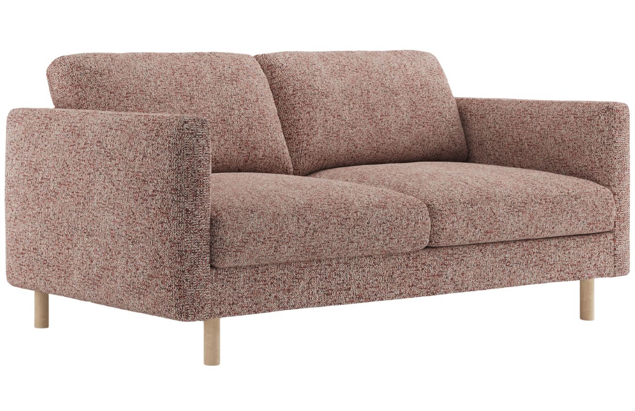 Micadoni Růžová dvoumístná pohovka Eden 146 cm Micadoni