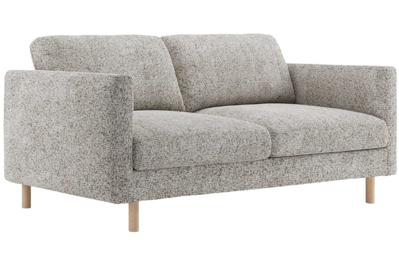 Micadoni Béžovošedá dvoumístná pohovka Eden 146 cm Micadoni