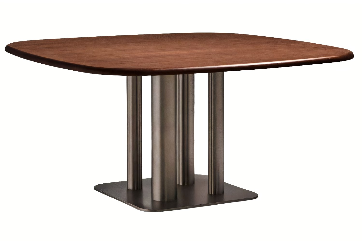 Kave Home Ořechový jídelní stůl Melvar 150 x 150 cm Kave Home