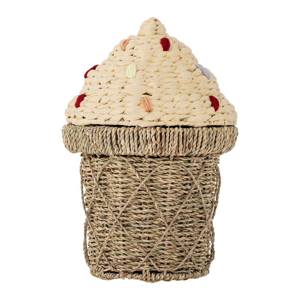 Dětský koš na hračky z mořské trávy v přírodní barvě ø 28x41 cm Cillie – Bloomingville Mini Bloomingville Mini