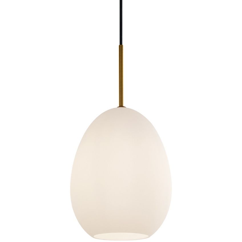 Opálově bílé závěsné světlo Halo Design Bodø 20 cm Halo Design