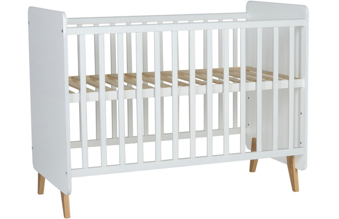 Bílá dětská postýlka Quax Loft 60 x 120 cm Quax