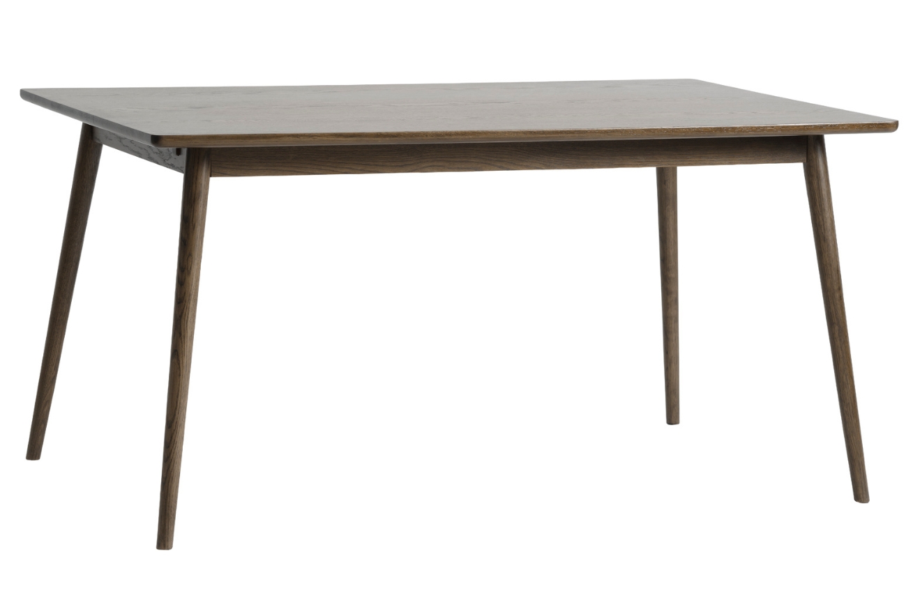 Unique Furniture Tmavě hnědý dubový jídelní stůl Barrali 150 x 90 cm Unique Furniture