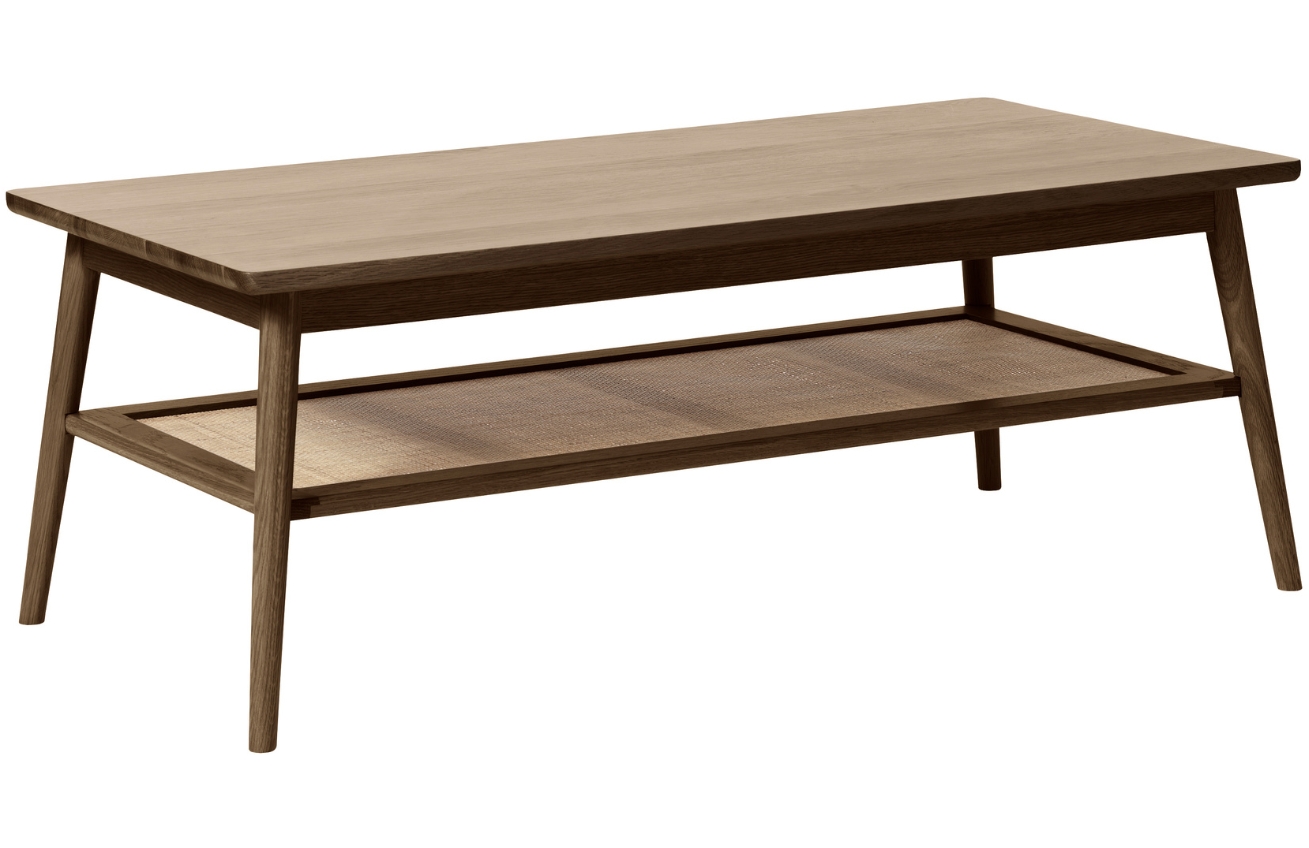 Unique Furniture Tmavě hnědý dubový konferenční stolek Barrali 120 x 60 cm Unique Furniture