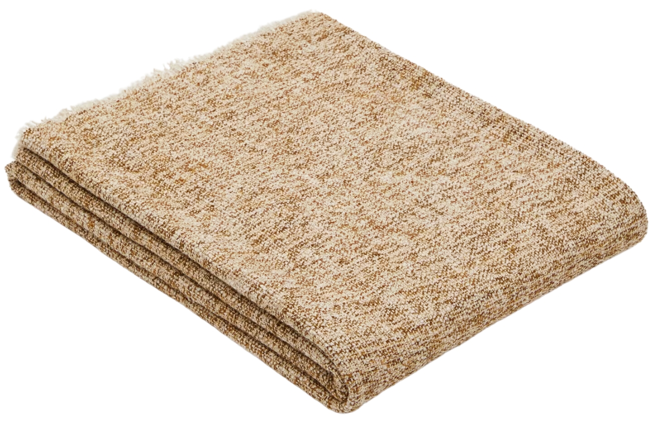 Hnědý pléd Kave Home Sonuc 130 x 170 cm Kave Home