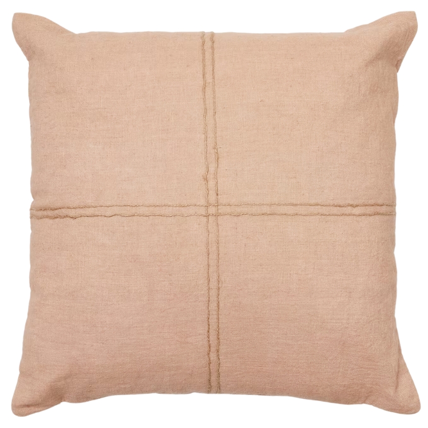 Růžový bavlněný povlak na polštář Kave Home Sulken 45 x 45 cm Kave Home