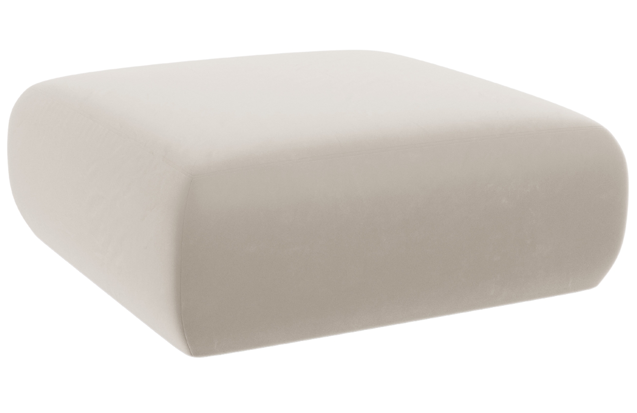 Windsor & Co Sametová podnožka Lola 100 x 100 cm Windsor & Co