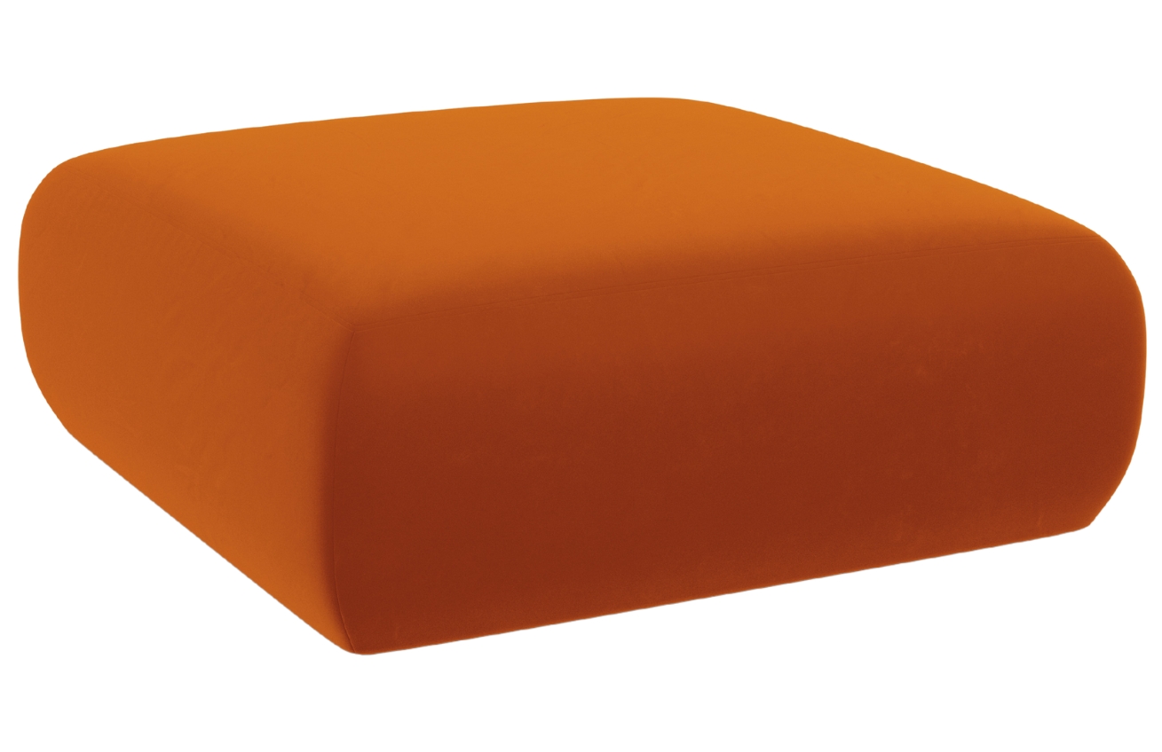 Windsor & Co Sametová podnožka Lola 100 x 100 cm Windsor & Co