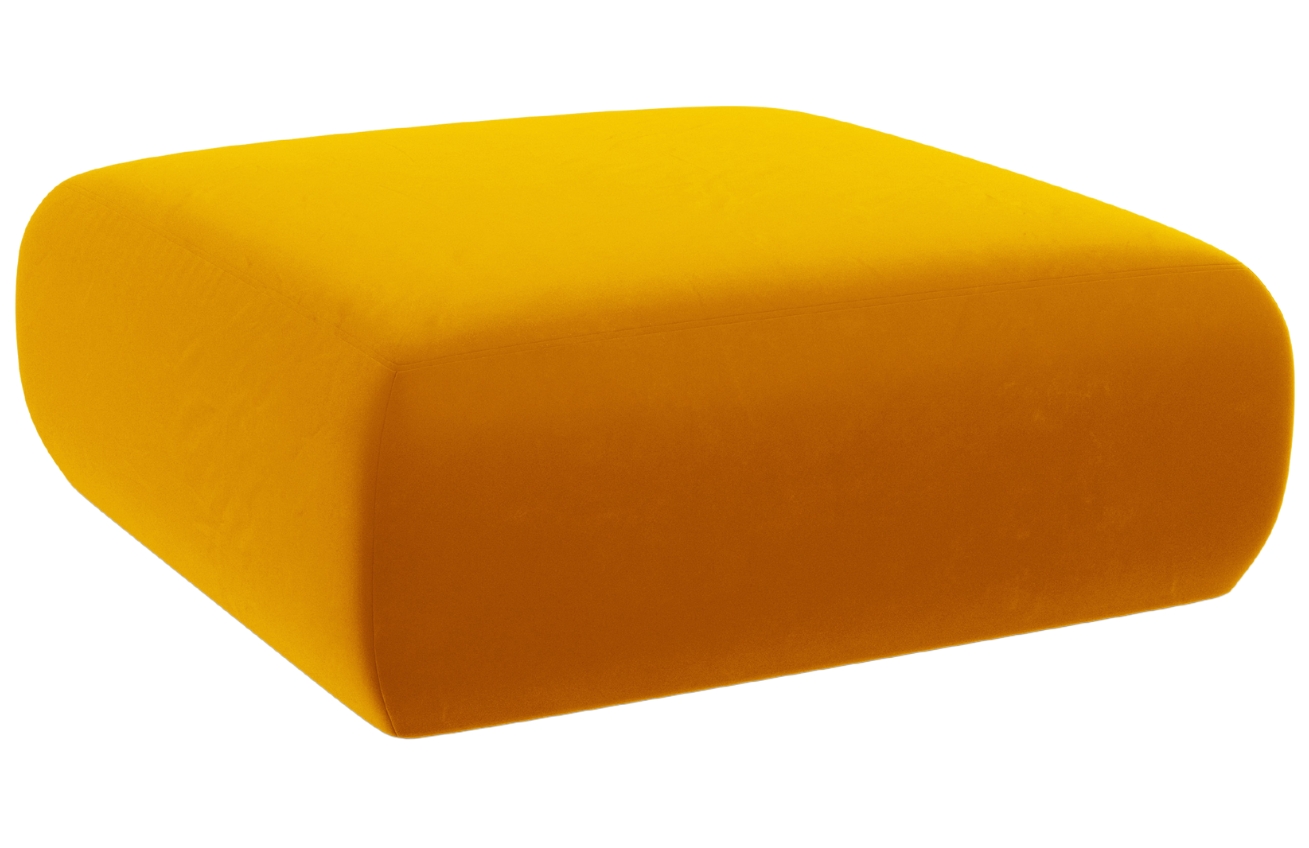 Windsor & Co Sametová podnožka Lola 100 x 100 cm Windsor & Co