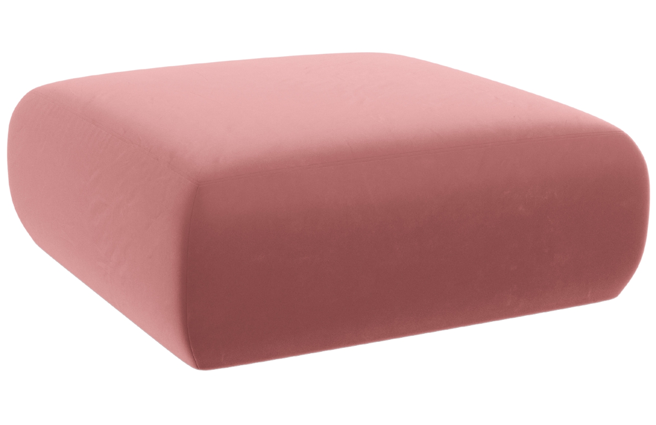 Windsor & Co Sametová podnožka Lola 100 x 100 cm Windsor & Co