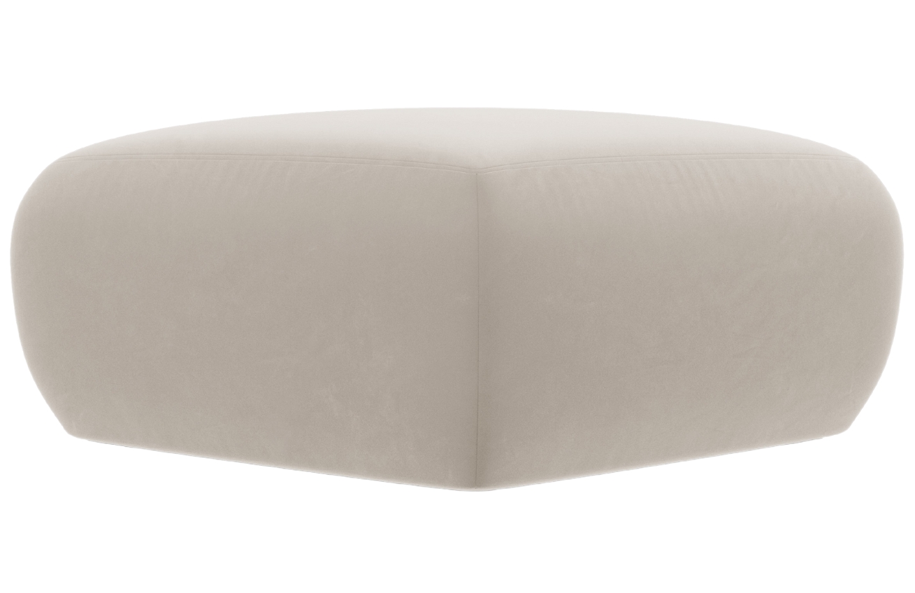 Windsor & Co Sametová podnožka Lola 75 x 75 cm Windsor & Co