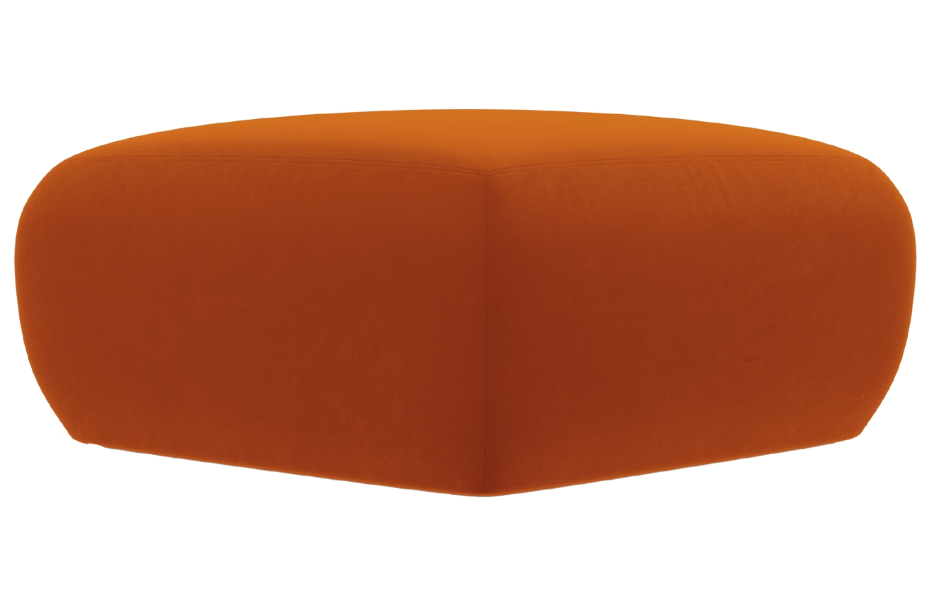 Windsor & Co Sametová podnožka Lola 75 x 75 cm Windsor & Co