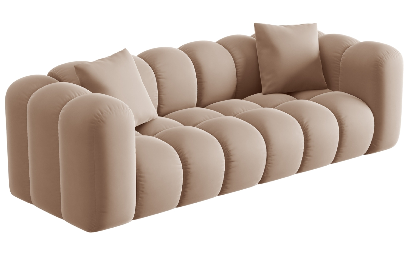 Windsor & Co Sametová pohovka Halley 242 cm Windsor & Co