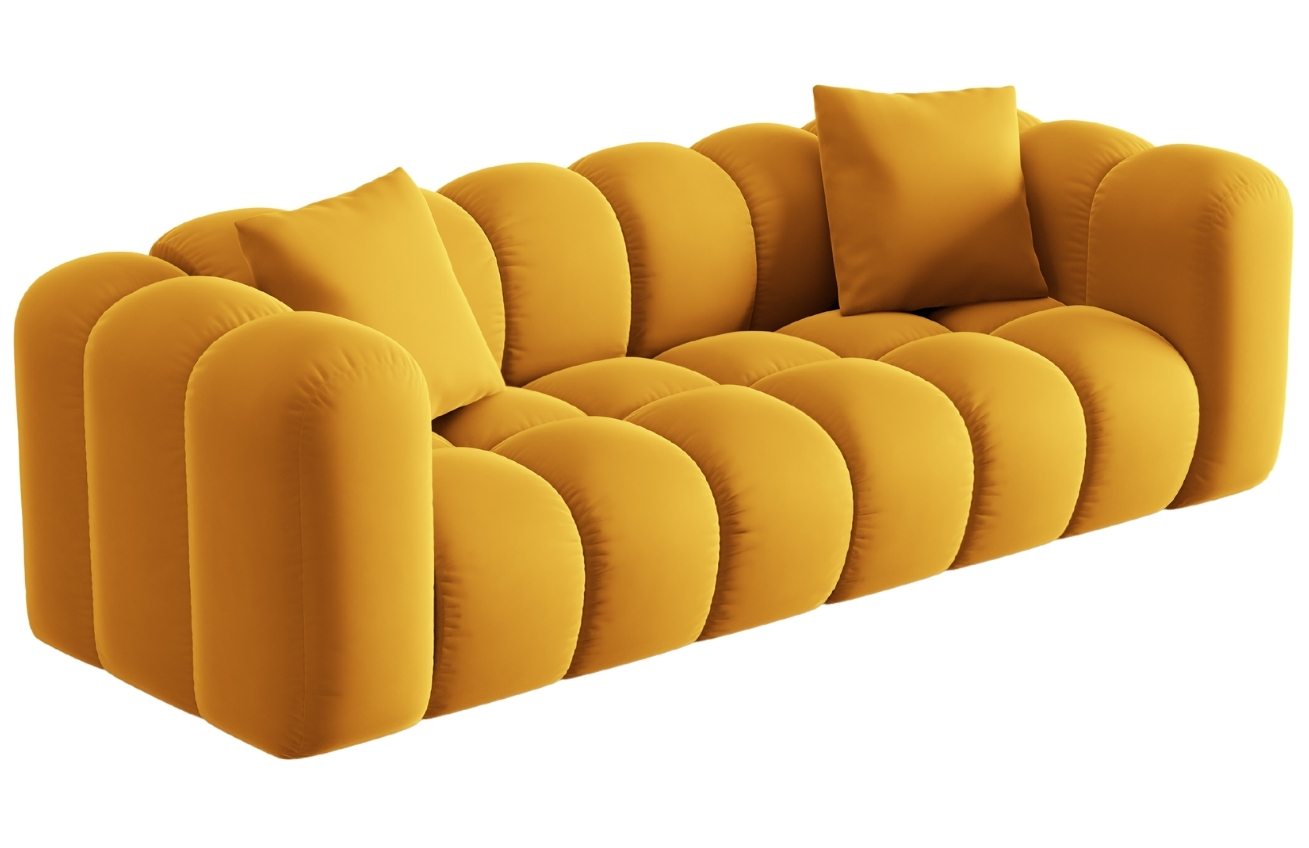 Windsor & Co Sametová pohovka Halley 242 cm Windsor & Co