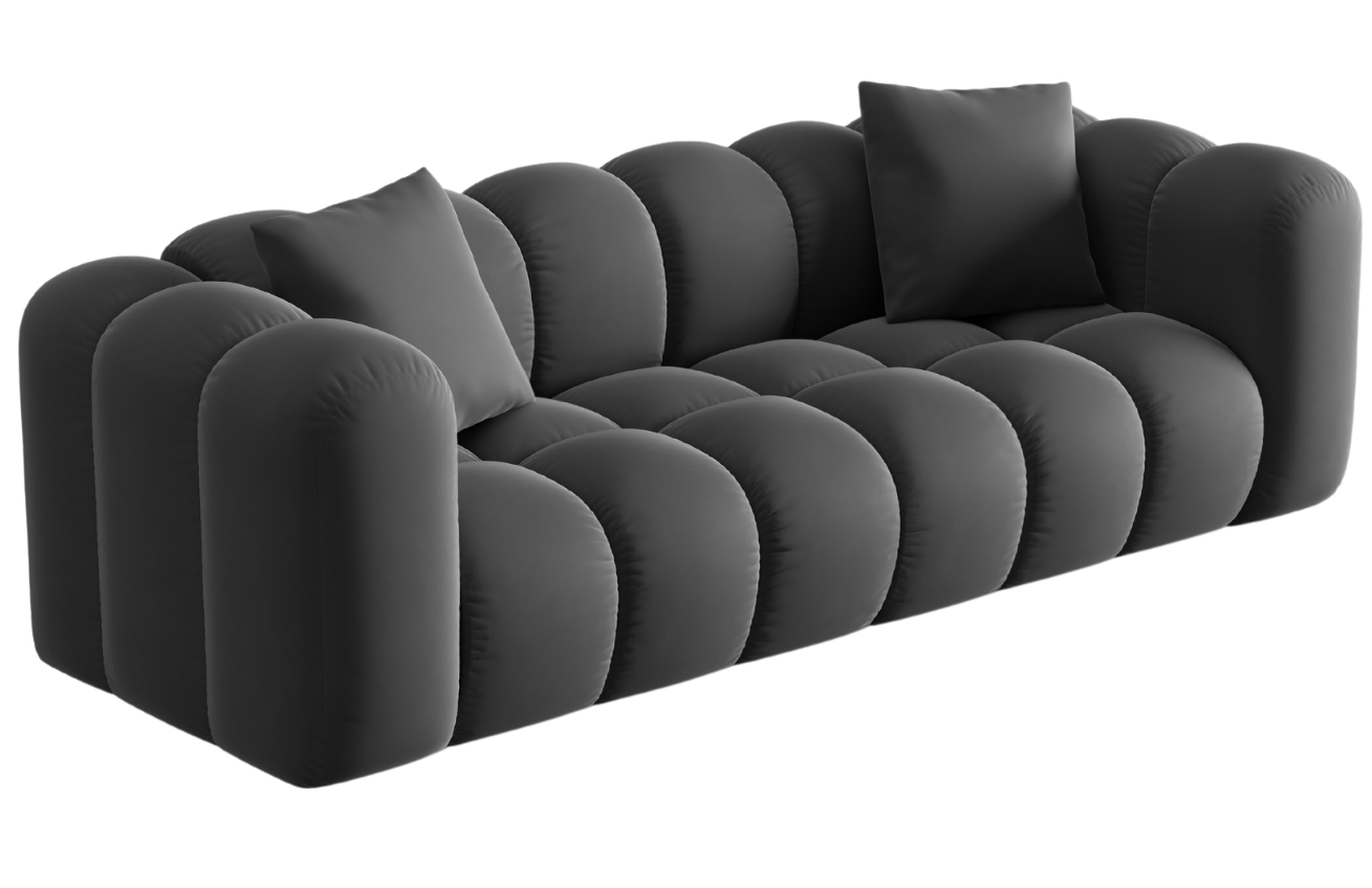 Windsor & Co Sametová pohovka Halley 242 cm Windsor & Co