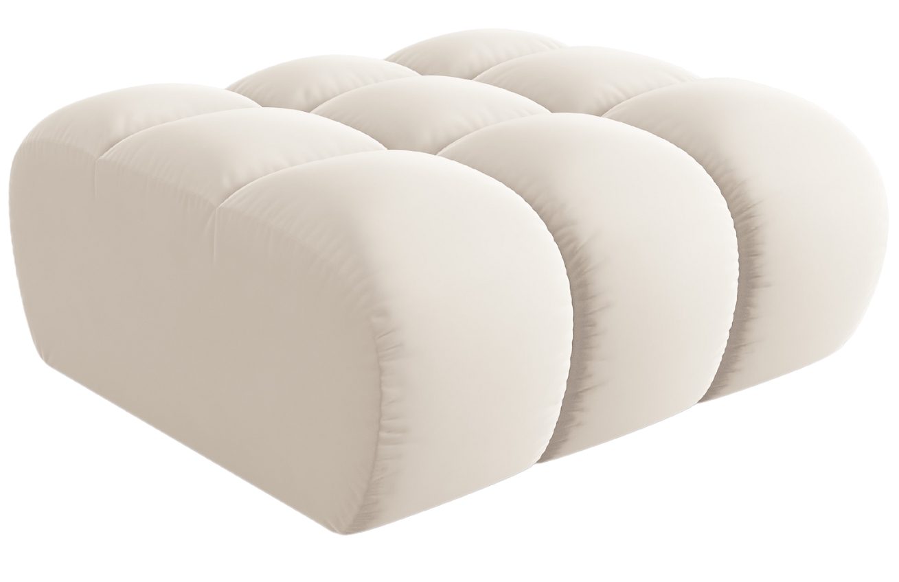 Windsor & Co Sametová podnožka Halley 94 x 94 cm Windsor & Co