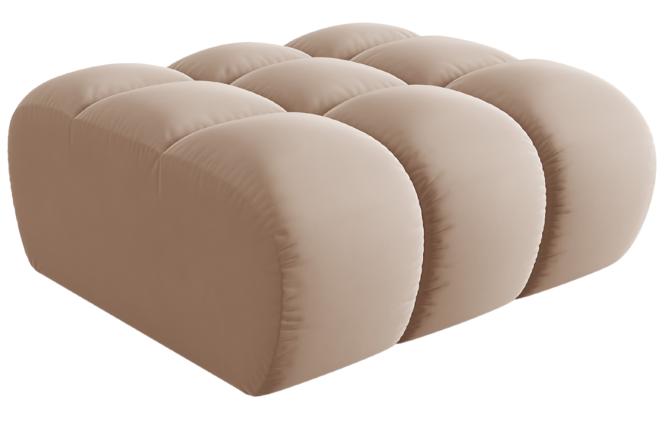 Windsor & Co Sametová podnožka Halley 94 x 94 cm Windsor & Co