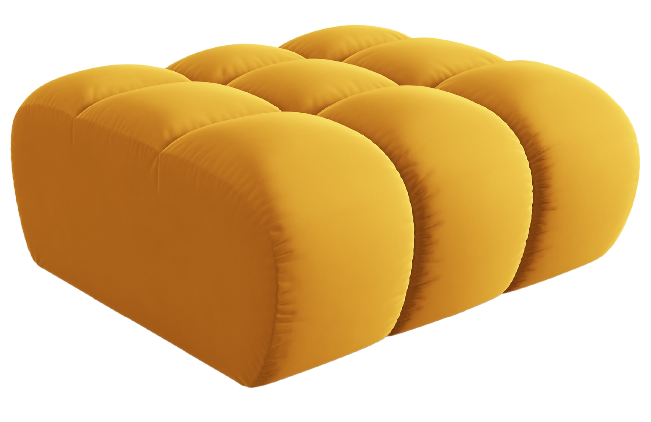 Windsor & Co Sametová podnožka Halley 94 x 94 cm Windsor & Co