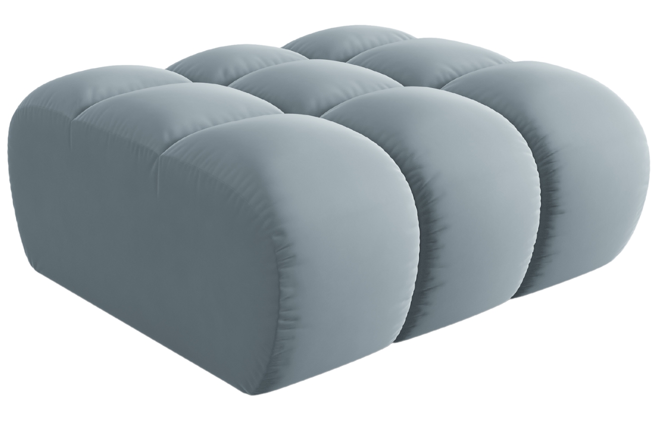 Windsor & Co Sametová podnožka Halley 94 x 94 cm Windsor & Co