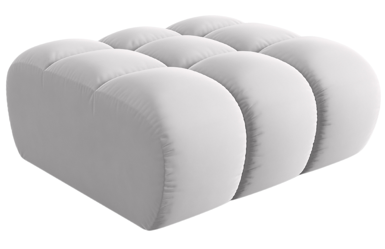 Windsor & Co Sametová podnožka Halley 94 x 94 cm Windsor & Co