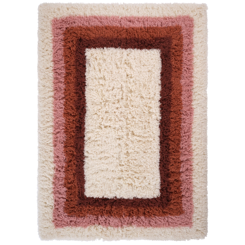 Jotex Růžovo-bílý koberec ORION 160 x 230 cm Jotex