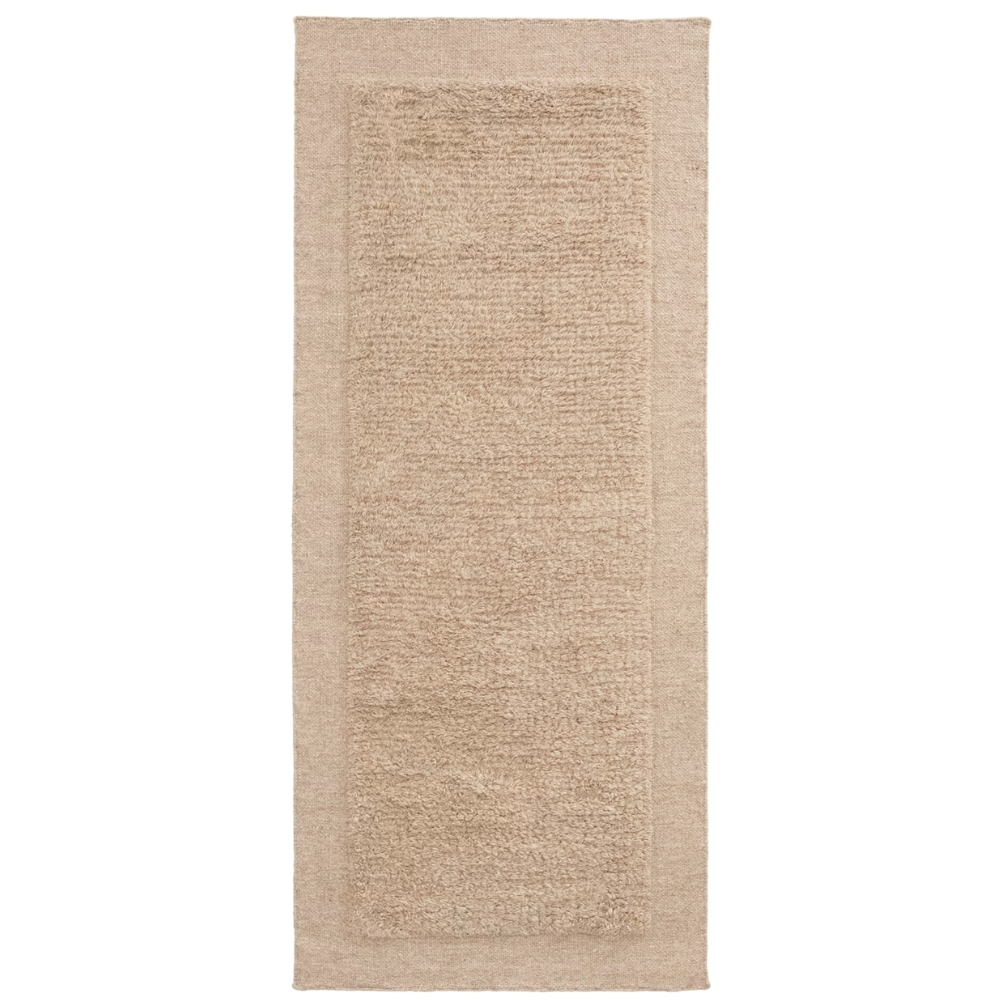 Kave Home Béžový vlněný běhoun Marely 80 x 200 cm Kave Home