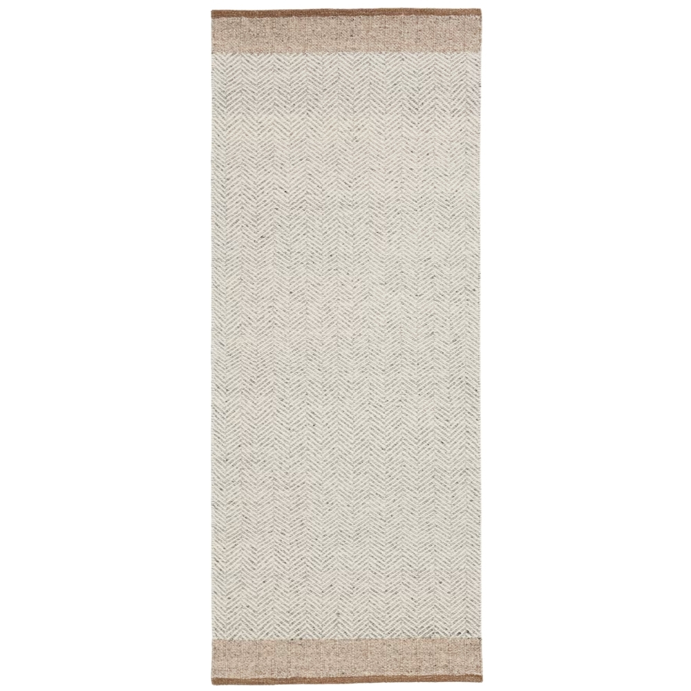 Kave Home Béžový vlněný běhoun Nifelia 80 x 200 cm Kave Home