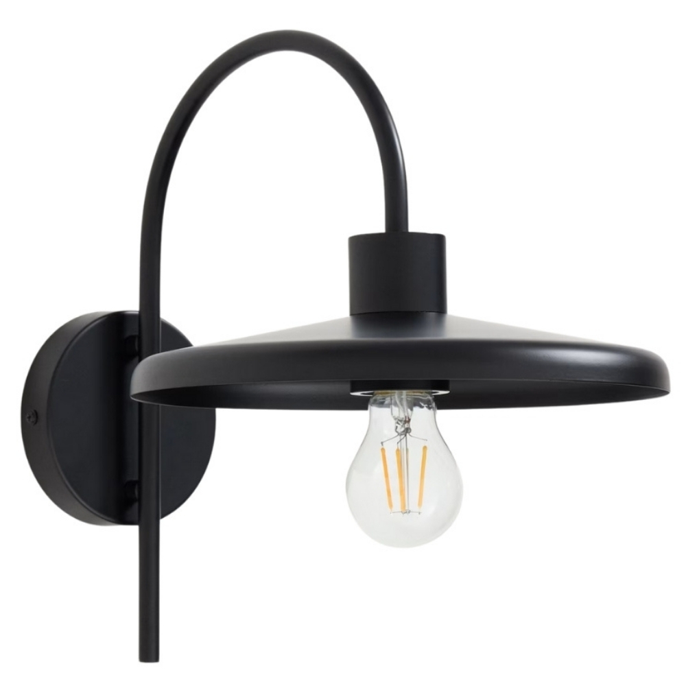Kave Home Černé kovové nástěnné světlo Nuvira Kave Home