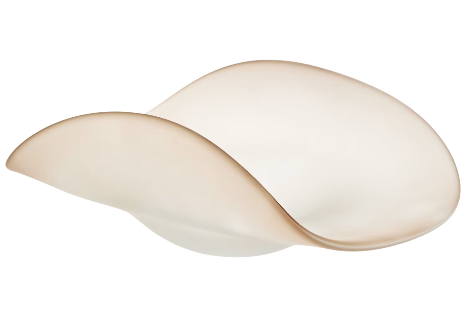 Kave Home Béžová skleněná dekorativní miska Vionze 41 x 25 cm Kave Home