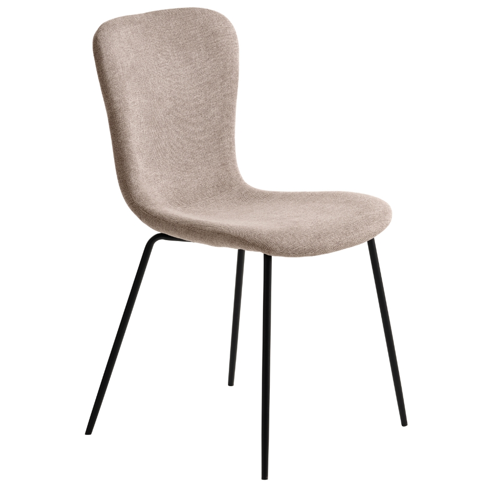 Unique Furniture Béžová čalouněná jídelní židle Delta Unique Furniture