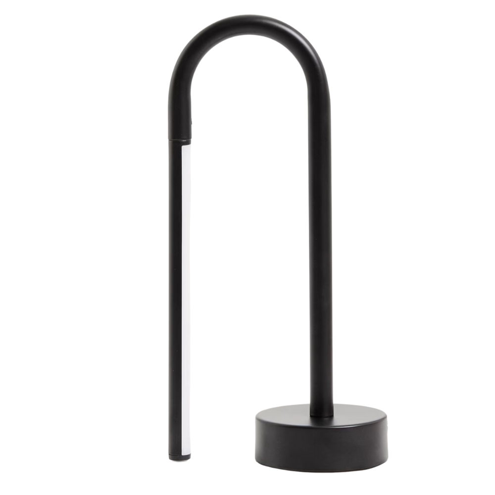 Kave Home Černá kovová stolní LED lampa Bow Kave Home