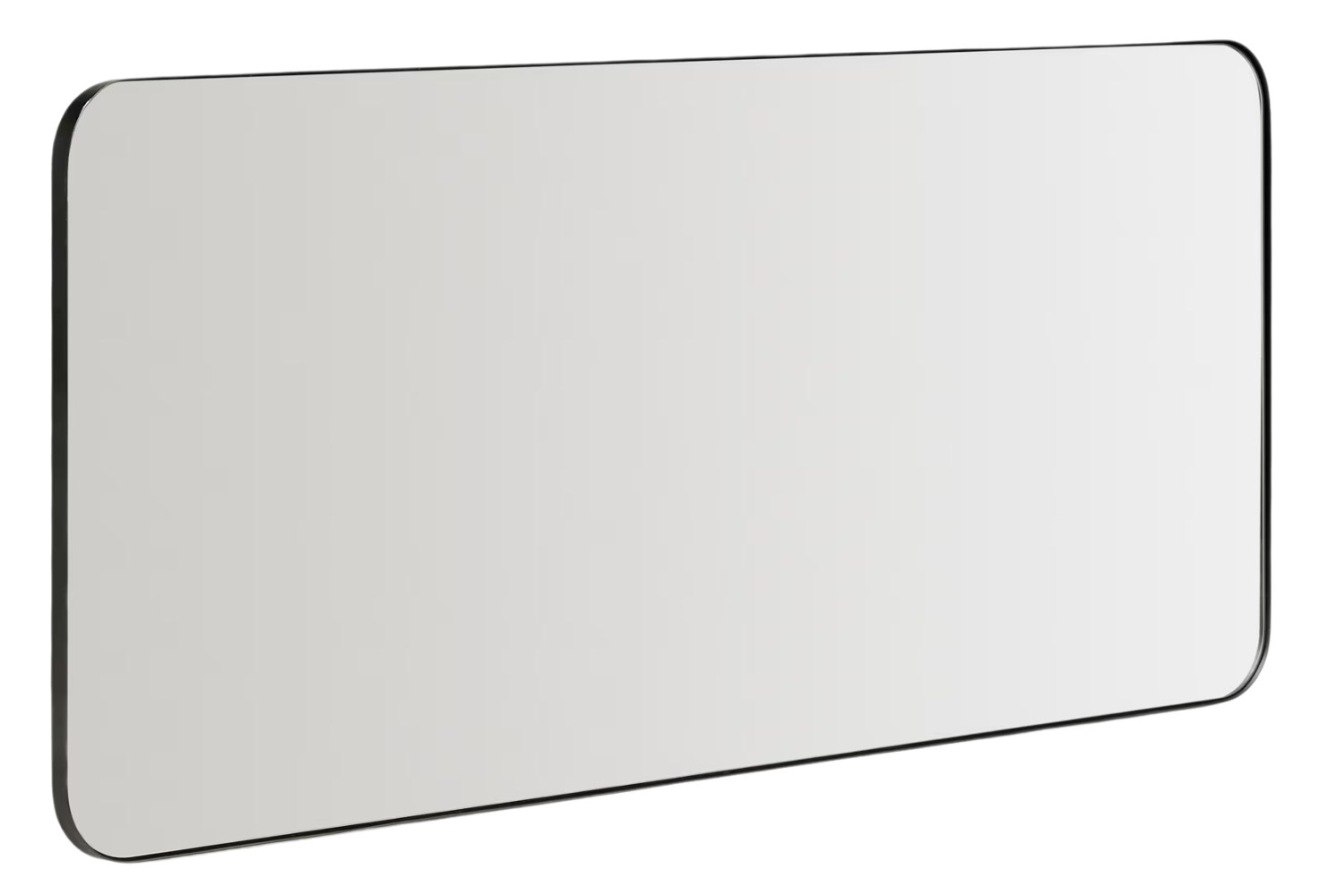 Kave Home Černé kovové závěsné zrcadlo Marco 80 x 180 cm Kave Home