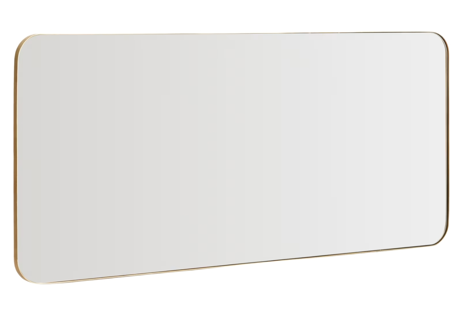 Kave Home Zlaté kovové závěsné zrcadlo Marco 80 x 180 cm Kave Home