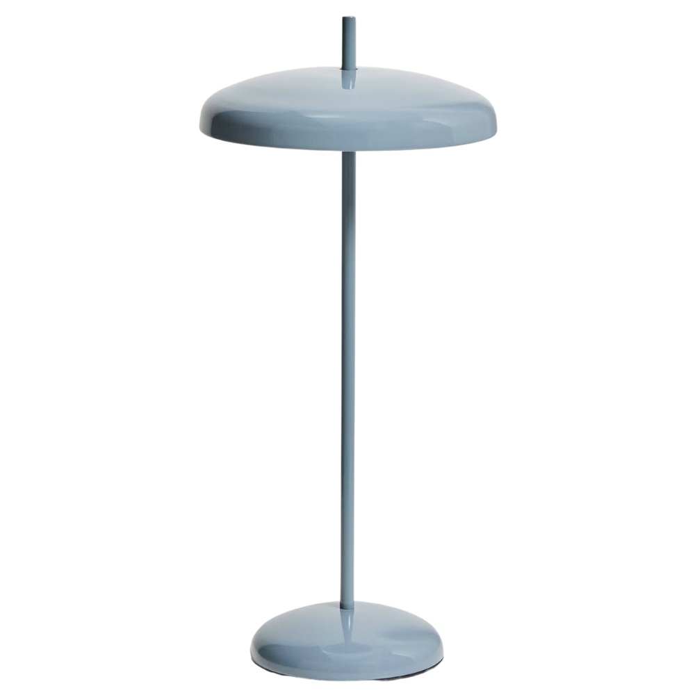 Kave Home Modrá kovová nabíjecí LED lampa Porte Kave Home