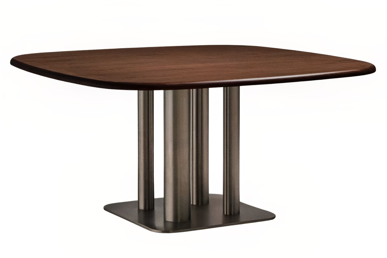 Kave Home Ořechový jídelní stůl Melvar 121 x 121 cm Kave Home