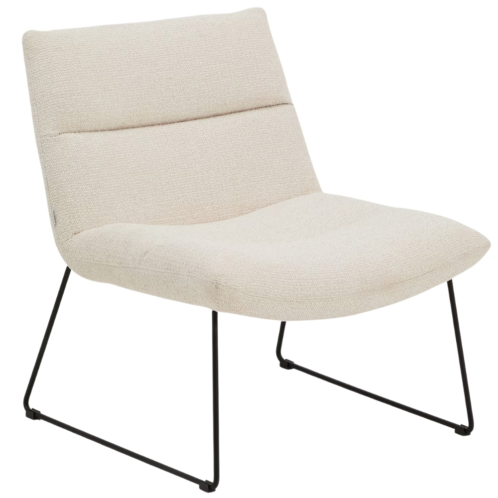 Kave Home Béžové čalouněné křeslo Asen Kave Home