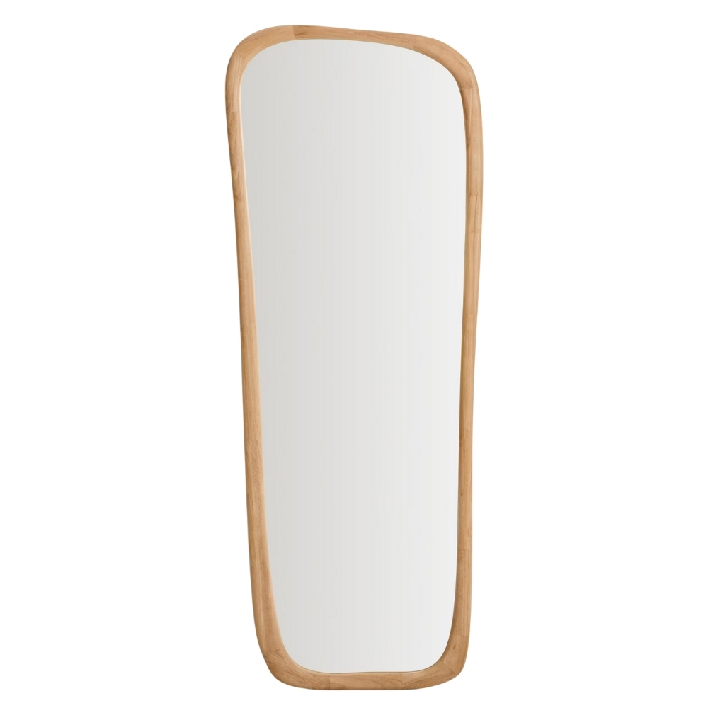 Kave Home Dřevěné závěsné zrcadlo Alura 158 x 61 cm Kave Home