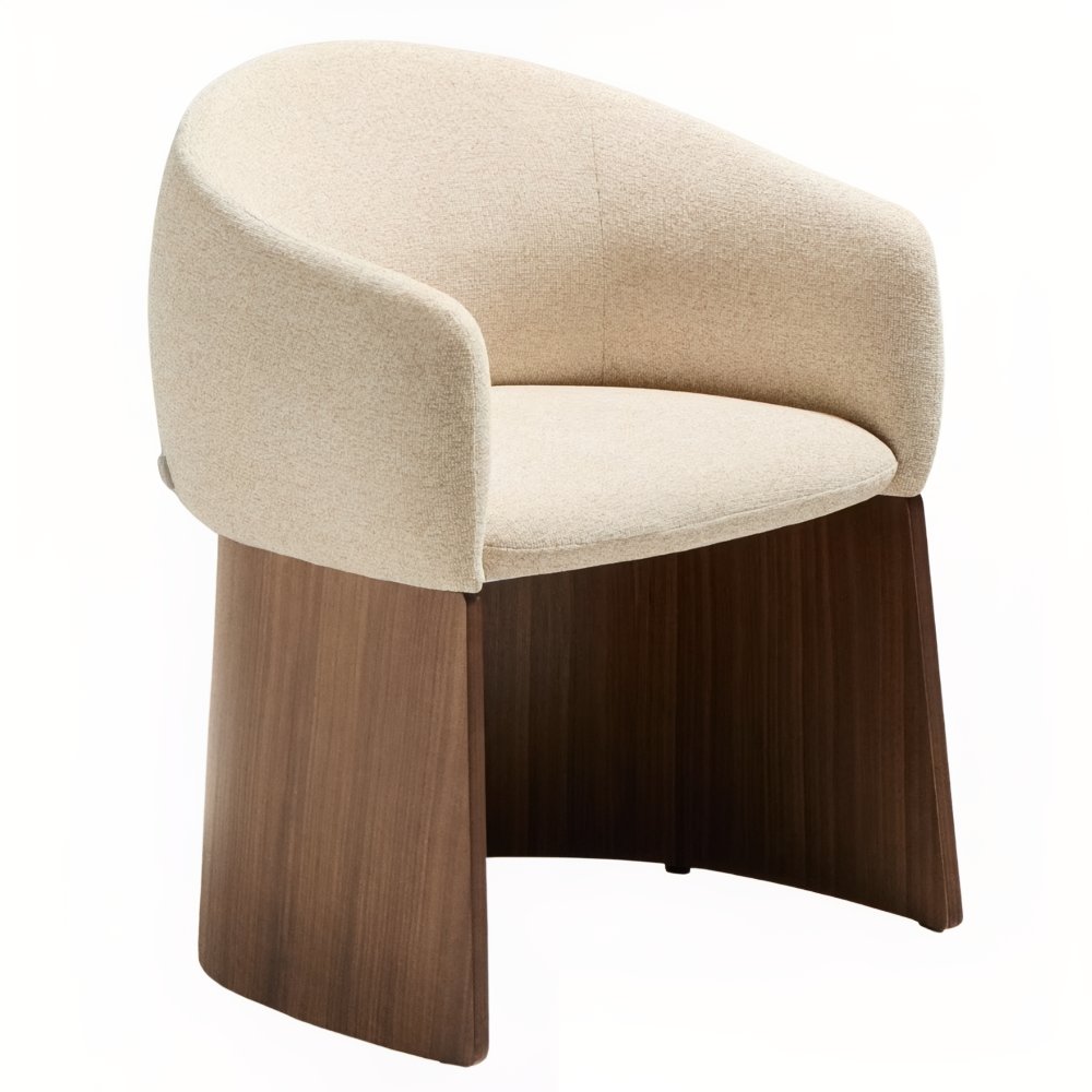 Kave Home Béžová ořechová jídelní židle Bosca Kave Home