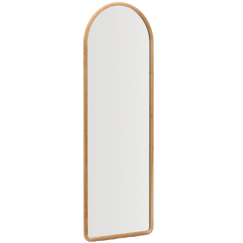 Kave Home Dřevěné zrcadlo Milsa 155 x 55 cm Kave Home