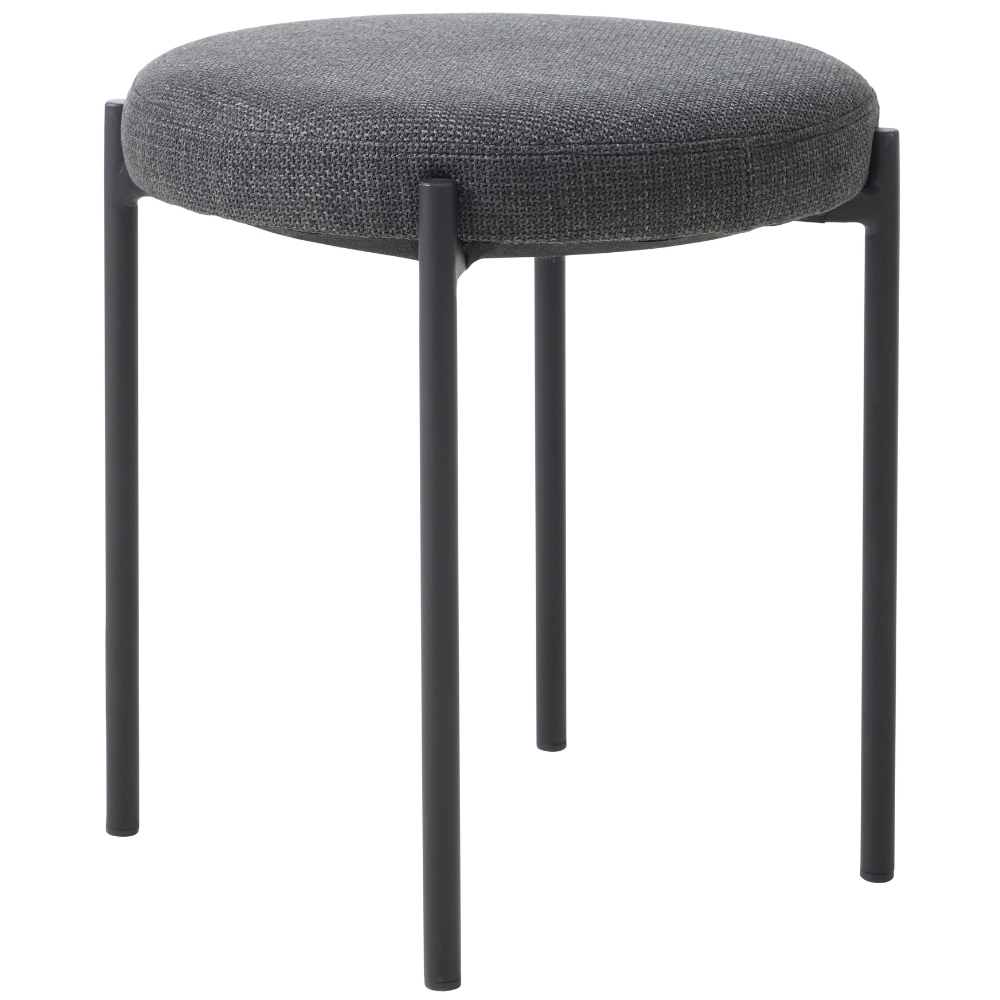 Unique Furniture Tmavě šedá čalouněná stolička Pelican 48 cm Unique Furniture